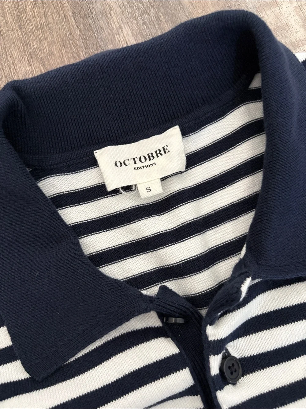 Octobre Editions Tino Knit Polo Small